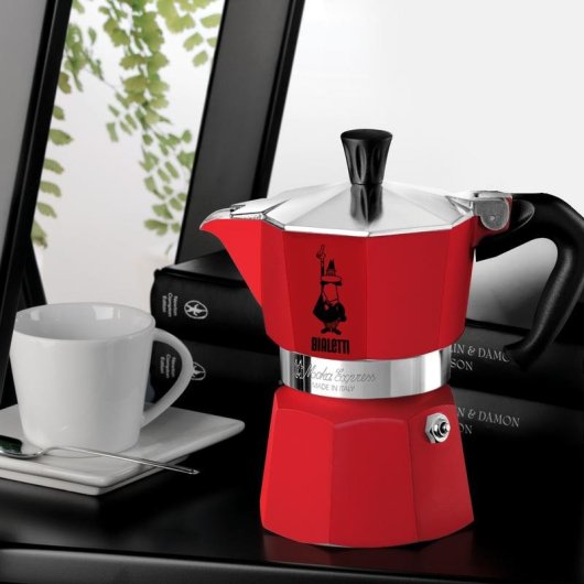 Italienischer Espressokocher Bialetti 4941 Rot Aluminium 1 Tasse