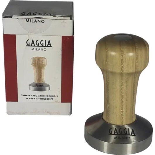 Pressino Gaggia RI9145/01 Acciaio Legno 58 mm Ergonomico