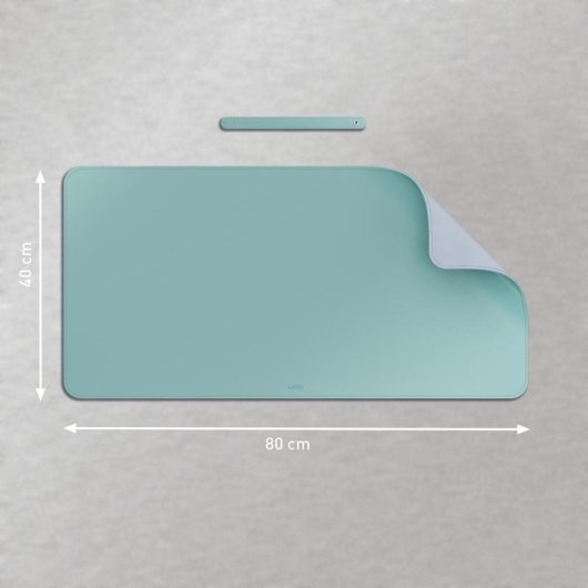 Protector de escritorio Leitz 53820051 color menta 400x800 mm