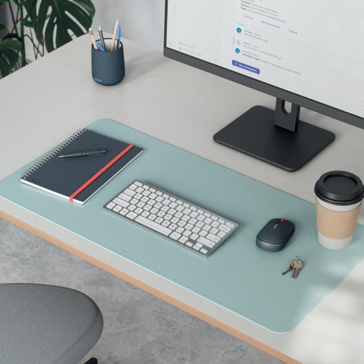 Protector de escritorio Leitz 53820051 color menta 400x800 mm