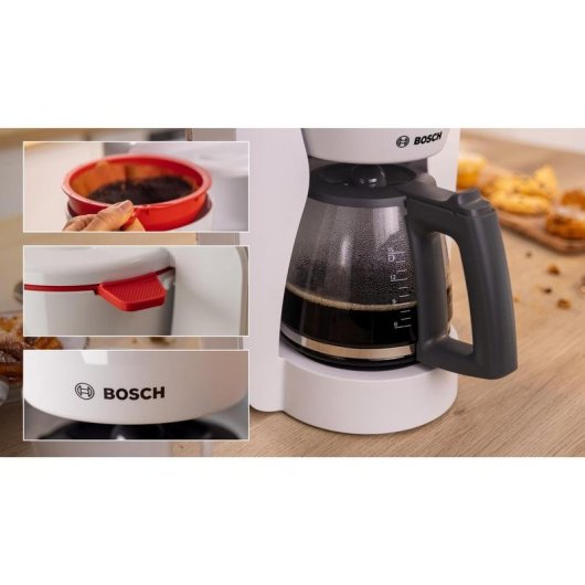 Cafetière à filtre Bosch TKA3M131 1,25 L 15 Tasses Fonction maintien au chaud