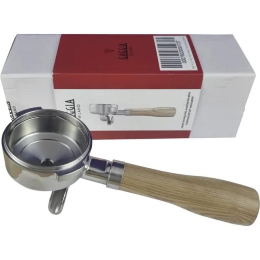 Portafiltro Gaggia RI9141/01 Metallo Legno impugnatura ergonomica