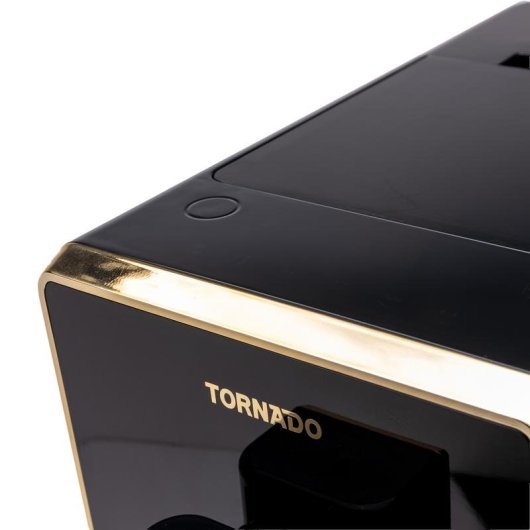 Máquina de café expresso automática Tornado TCM-9008A-GS 200g moinho integrado espumador leite