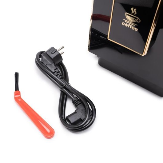 Máquina de café expresso automática Tornado TCM-9008A-GS 200g moinho integrado espumador leite