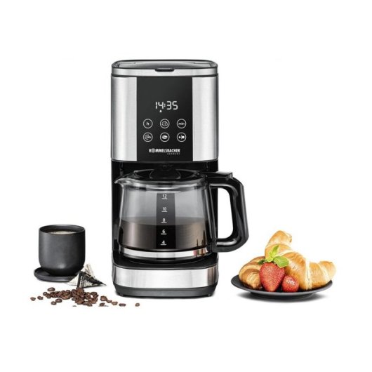 Cafetera de Goteo Rommelsbacher FKM 1000 1,5 L 1000 W Negro Acero inoxidable 12 Tazas Función mantener caliente