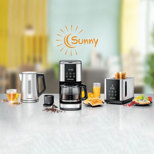 Cafetera de Goteo Rommelsbacher FKM 1000 1,5 L 1000 W Negro Acero inoxidable 12 Tazas Función mantener caliente