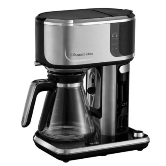 Filterkaffeemaschine Russell Hobbs Attentiv 15 Tassen mit Milchaufschäumer Cold Brew