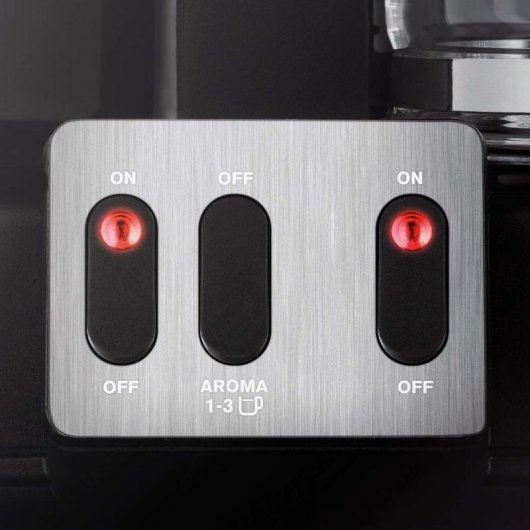 Filterkaffeemaschine Krups KM8508 1L 10 Tassen 2200W Schwarz Tropfstopp