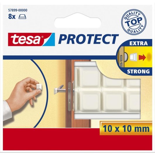 Protector para paredes Tesa Autoadhesivo Blanco 10 mm x 10 mm