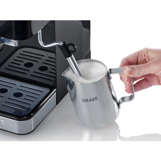 Máquina de café expresso Graef ES 402 1,25L 15 Bares 1400W Preto Aço escovado