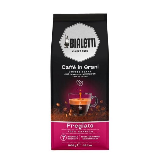 Café expreso Bialetti Pregiato 1 kg tueste medio 100% arabica