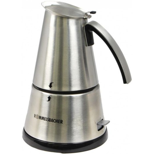Cafetera Italiana Rommelsbacher EKO 366/E 6 Tazas Acero Inoxidable 365 W