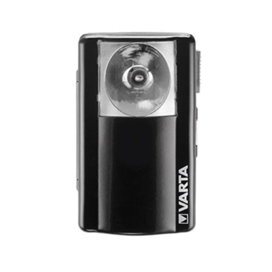 Lanterna Varta Palm Light 3R12 preta metal 15 lm