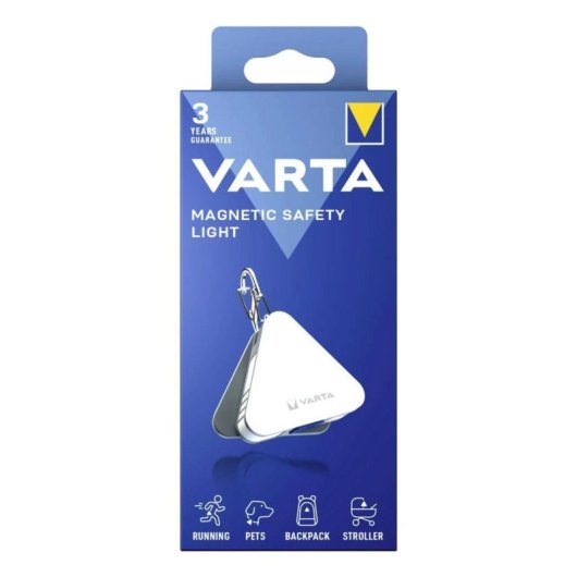 Lumière de sécurité magnétique Varta 16621 101 121 LED blanche pour running