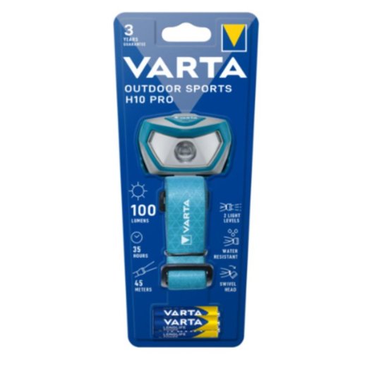 Linterna de Cabeza Varta 16650 LED 100 lm Aguamarina