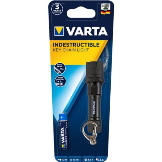 Lampe de poche Varta 16701 101 421 LED Noir Caoutchouc IPX4