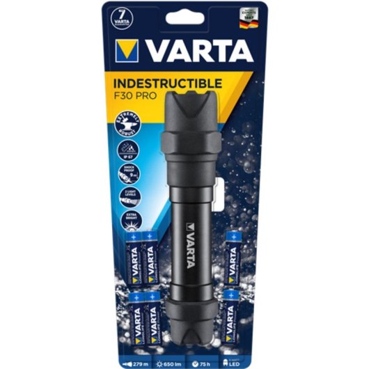 Linterna Varta INDESTRUCTIBLE F30 PRO LED 650 lm IP67