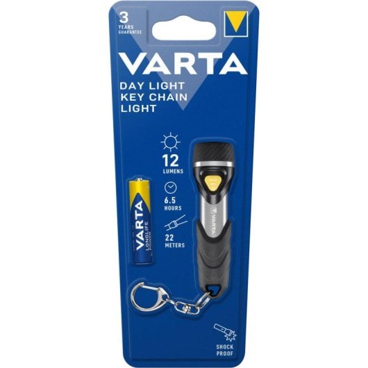 Lanterna Varta Day Light LED 12 lm alumínio preto