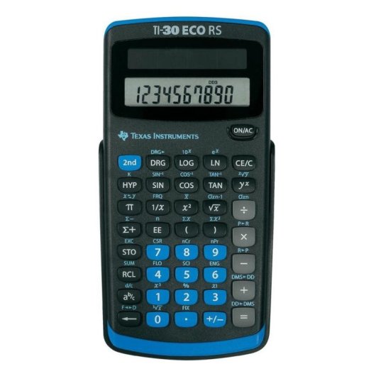 Taschenrechner Texas Instruments TI-30 ECO RS Solar 10-stellig Kompakt