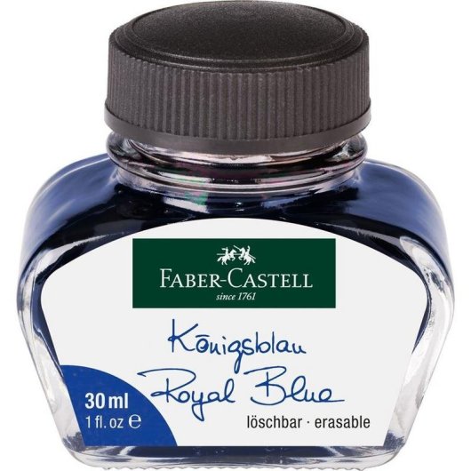 Recarga de tinta Faber-Castell 149839 Azul 30 ml Caixa Transparente