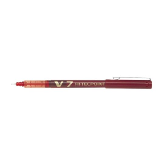 Bolígrafo Pilot V7 HI-TECPOINT Rojo Recargable 12 piezas
