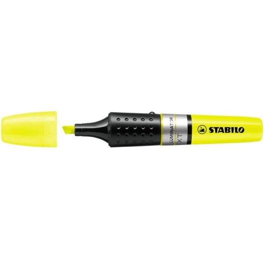 Marcador STABILO Luminator Amarelo Ponta Cisalha Polipropileno
