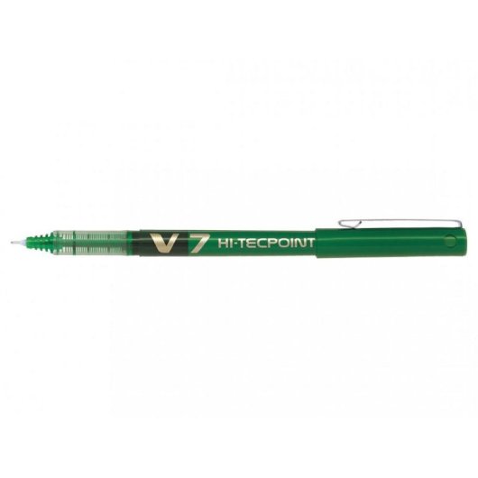Bolígrafo Pilot Hi-Tecpoint V7 Verde 0.7 mm