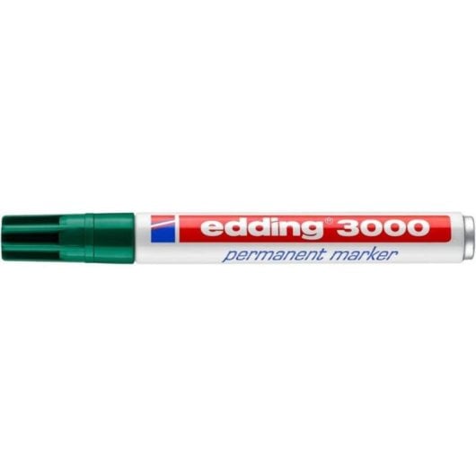 Marcador permanente Edding 4-3000004 Verde Ponta Redonda 1,5 mm Recargável