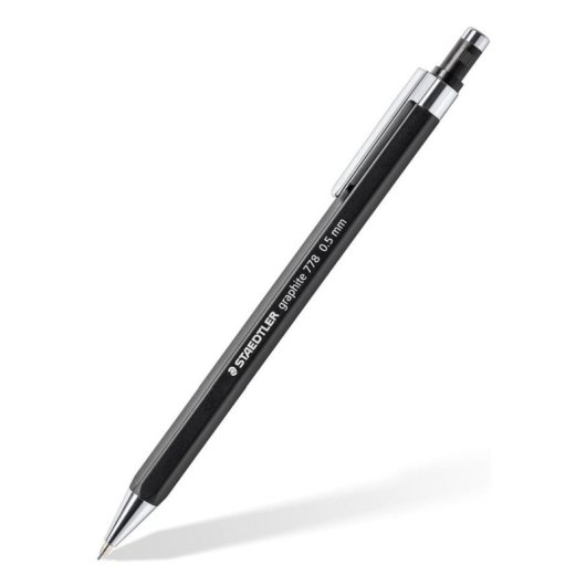 Druckbleistift Staedtler 778 05-9 Hexagonal Schwarz Metall Retraktierbar