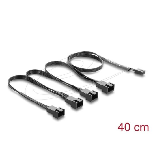 Cable de alimentación interna Delock 84540 4-pin PWM 0.4 m