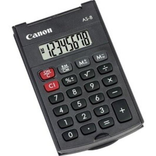 Calculatrice Canon AS-8 8 chiffres LCD Design ergonomique compact