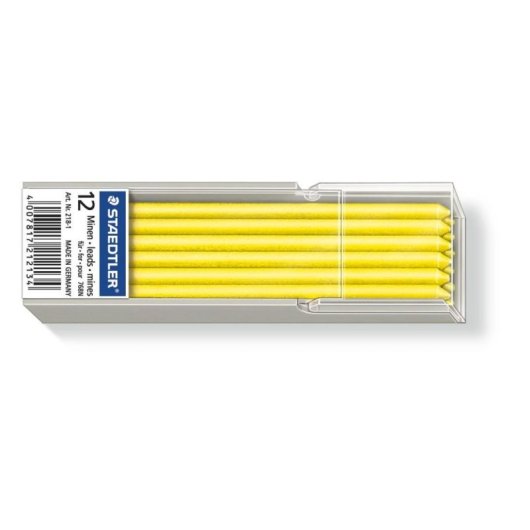 Nachfüllmine für Marker Staedtler Lumocolor 218 Gelb 3 mm 70 mm 12 Stück