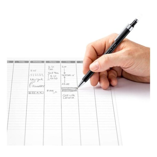 Druckbleistift Staedtler 778 07-9 Hexagonal Schwarz Metall Retraktierbar