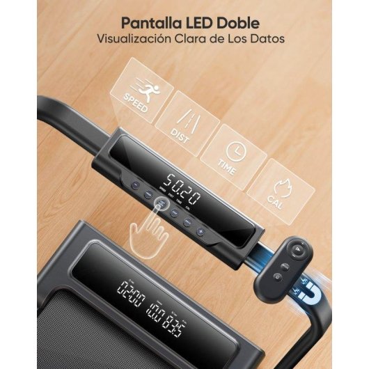 Cinta de correr plegable Toputure 2.5hp con inclinación 9% y 12 km/h