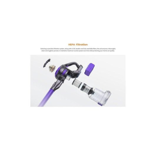 Aspirador sem Fio Yaber 170W 35min Filtro HEPA Ultraleve