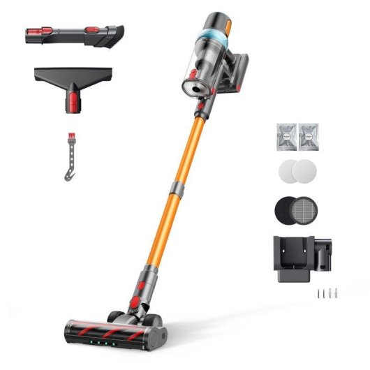 Aspirador sem Fio Yaber 400W 120AW LED Ultra-leve HEPA Animais