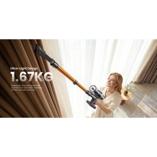 Aspirador sem Fio Yaber 400W 120AW LED Ultra-leve HEPA Animais