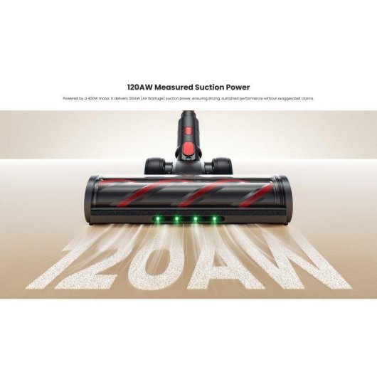 Aspirador sem Fio Yaber 400W 120AW LED Ultra-leve HEPA Animais