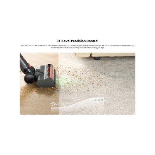 Aspirapolvere senza Fili Yaber 400W 120AW 52 min HEPA LED Leggero 0,8L Animali