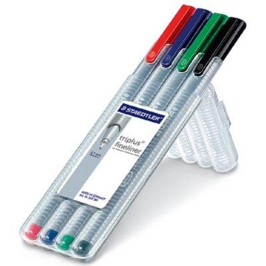 Stift Staedtler 334 SB4 Multicolor 0,3 mm Pack 4