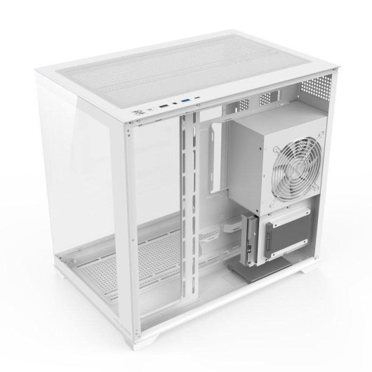 Caja ProGaming Elite Cube Tower Blanca con 7 ventiladores ARGB