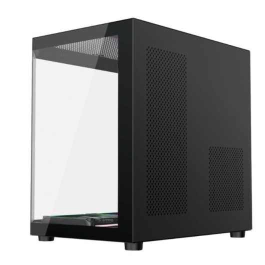 Torre PC ProGaming Alma Negra Cube Micro-ATX Mini-ITX 3 Ventole ARGB