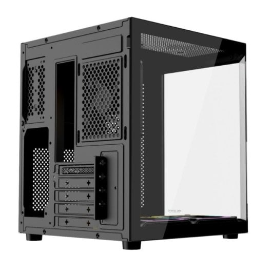 Torre PC ProGaming Alma Negra Cube Micro-ATX Mini-ITX 3 Ventole ARGB