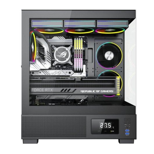 Caja PC ProGaming Kian Mid-Tower 6 Ventiladores ARGB