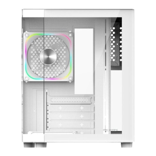 Case ProGaming Alma Bianca Cube Tower 3 Ventole ARGB Micro-ATX