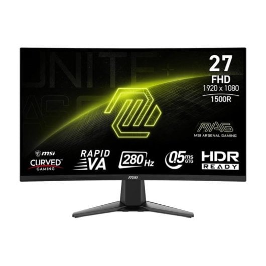 Monitor MSI MAG 276CXF 27" FullHD 280Hz VA Curvo HDR 0,5ms