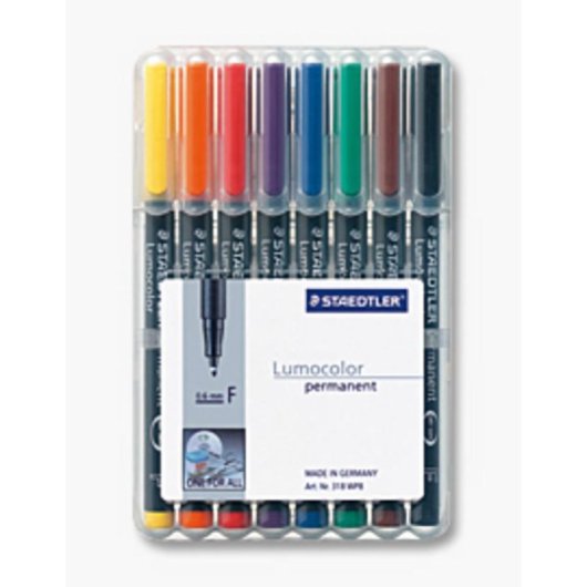 Marker Staedtler 318 WP8 8 Farben 0.6 mm 8 Stuck