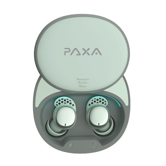 Auriculares Paxa LX-410PRO inalámbricos Bluetooth 5.4 con Cancelación de Ruido para dormir Verde