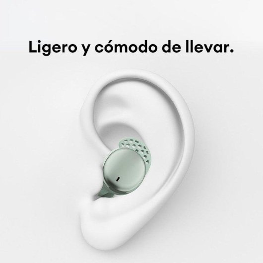 Auriculares Paxa LX-410PRO inalámbricos Bluetooth 5.4 con Cancelación de Ruido para dormir Verde