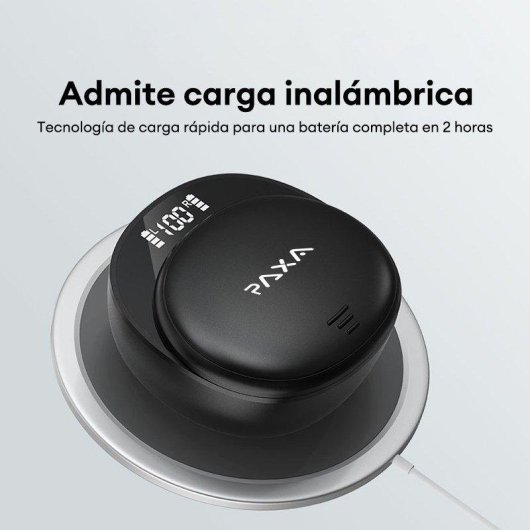 Auriculares Paxa LX-410PRO inalámbricos Bluetooth 5.4 con Cancelación de Ruido para dormir, ligeros y batería 24h